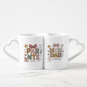 Cute Nursery Style New Parents Gift Coffee Mug Set