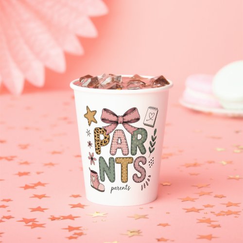 Cute Nursery Style New Parents Gift   Paper Cups