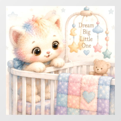 Cute Nursery Wall Decal | Tumble Watercolor