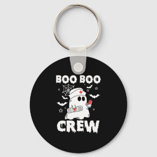 Cute Nursing Boo Boo Crew Halloween Nurse Ghost Keychain