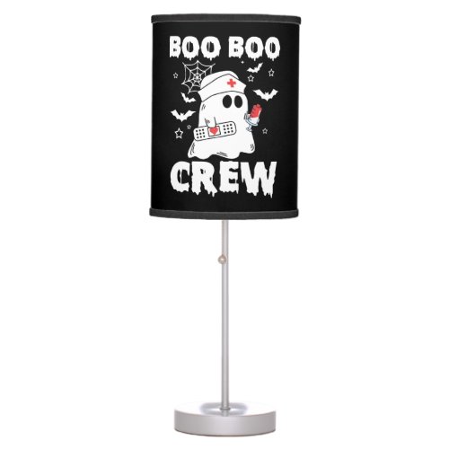 Cute Nursing Boo Boo Crew Halloween Nurse Ghost Table Lamp