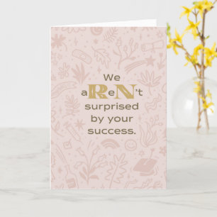 Cute Nursing School Graduation Greeting Card