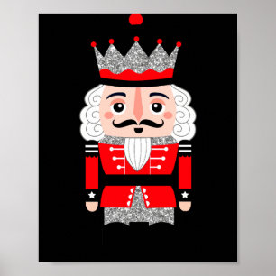 Cute Nutcracker Christmas Womens Poster