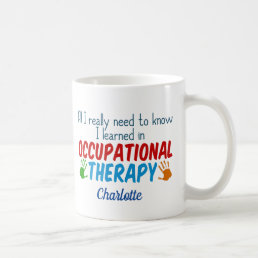 Cute Occupational Therapist Personalized OT Coffee Mug