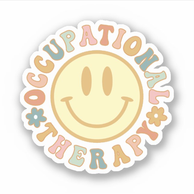 Cute Occupational Therapy OT Sticker (Front)