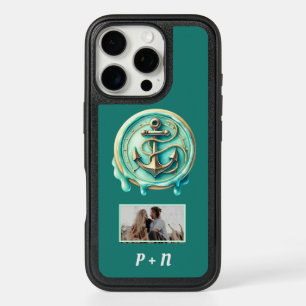 Cute Ocean Anchor Personalized Image iPhone 16 Pro Case