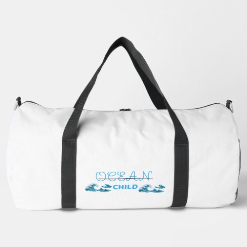 Cute Ocean Child Kids Bag Beach Duffel Bag