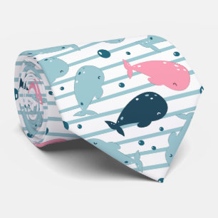 Cute Ocean Creatures Sea Life Neck Tie