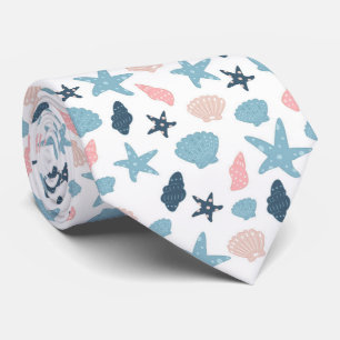 Cute Ocean Creatures Sea Life Neck Tie