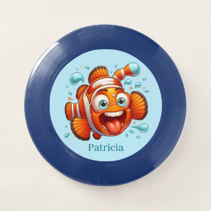 Cute ocean fish add name Wham-O frisbee