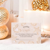 Cute ocean little pearl baby shower diaper raffle