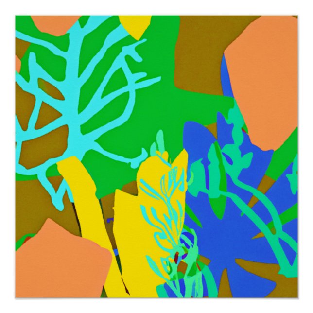 Cute Ocean Patterns. Buy Now Poster (Front)