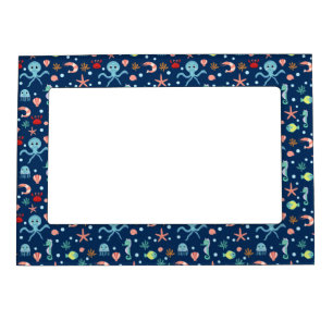 Cute Ocean Sea Life Pattern Magnetic Frame