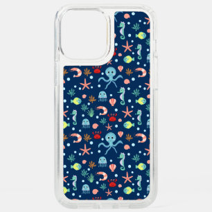 Cute Ocean Sea Life Pattern Speck iPhone 12 Pro Max Case