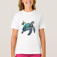 CUTE OCEAN SEA TURTLE