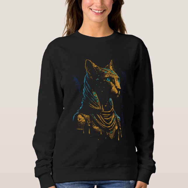 Cute Ocicat Cat  Egyptian Pharaoh Ocicat Cat  1 Sweatshirt (Front)
