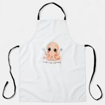 Cute Octopus Apron - I can cook anything