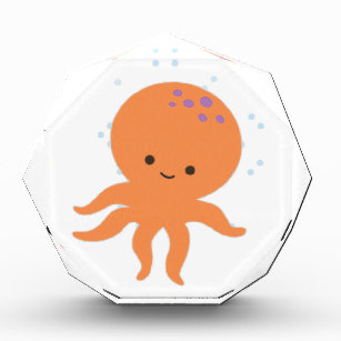 Cute Octopus Cartoon Award