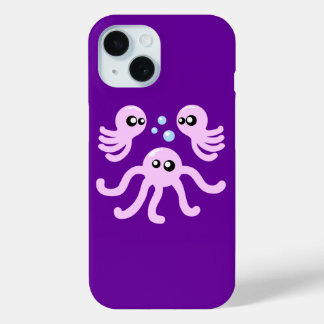 Cute Octopus iPhone 15 Case