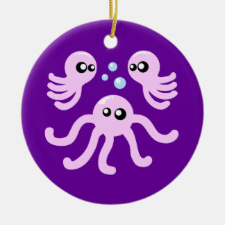 Cute Octopus Ceramic Ornament