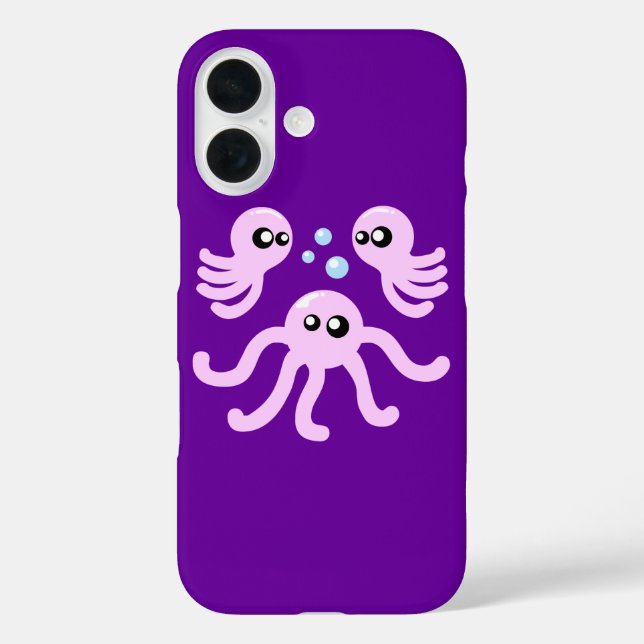 Cute Octopus iPhone Case (Back)