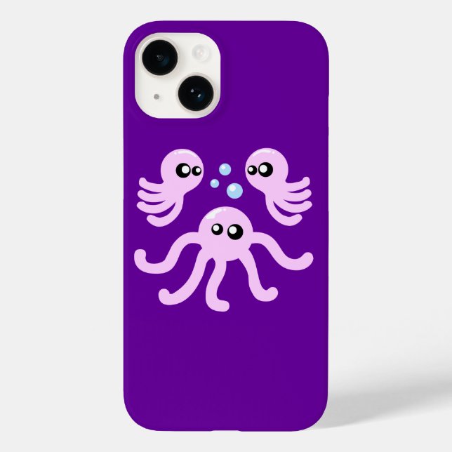 Cute Octopus iPhone Case (Back)