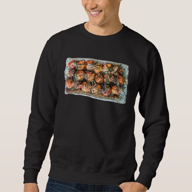 Cute Octopus Last Minute Halloween Takoyaki Costum Sweatshirt (Front)