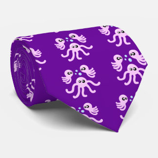 Cute Octopus Neck Tie