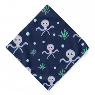 Cute Octopus Pattern Bandana
