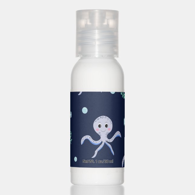 Cute Octopus Pattern Hand Lotion (Front)