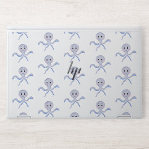 Cute Octopus Pattern HP Laptop Skin