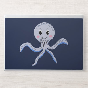 Cute Octopus Pattern HP Laptop Skin
