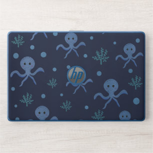 Cute Octopus Pattern HP Laptop Skin