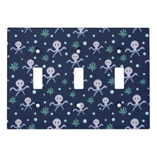 Cute Octopus Pattern Light Switch Cover