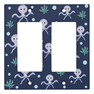 Cute Octopus Pattern Light Switch Cover