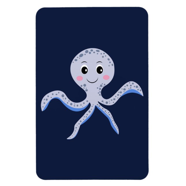 Cute Octopus Pattern Magnet (Vertical)