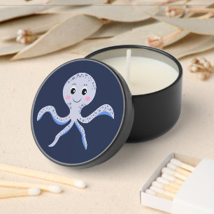Cute Octopus Pattern Mini Candle Favors