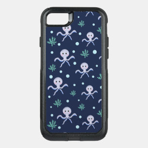Cute Octopus Pattern OtterBox Commuter iPhone SE/8/7 Case