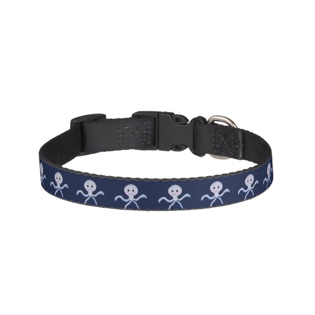 Cute Octopus Pattern Pet Collar (Front)