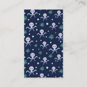 Cute Octopus Pattern Place Card