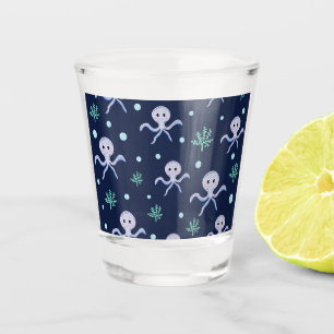 Cute Octopus Pattern Shot Glass