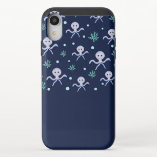 Cute Octopus Pattern iPhone XR Slider Case