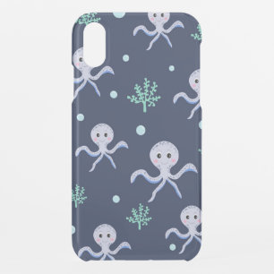 Cute Octopus Pattern iPhone XR Case