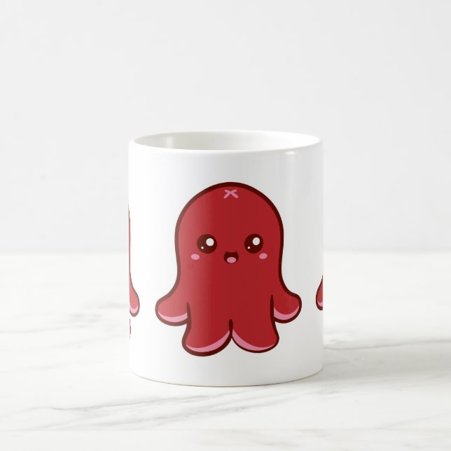 Cute Octopus Sausage Mug (Center)