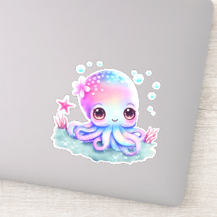 Cute Octopus Sea Creature Sticker