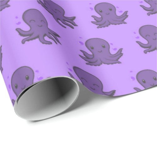 Cute Octopus Wrapping Paper