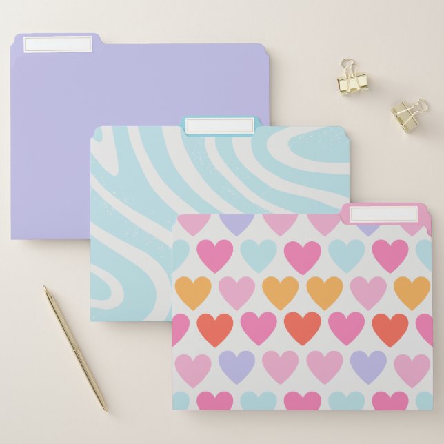 Cute Office Folders (Set)