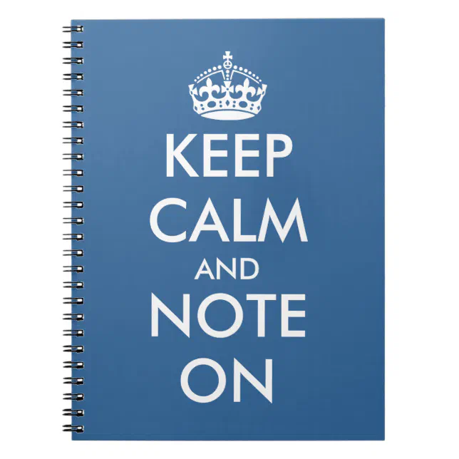 Cute office supplies | Keepcalm writing notepads Notebook | Zazzle