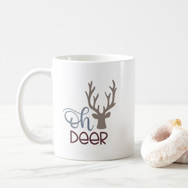 Cute Oh Deer Coffee Mug (With Donut)