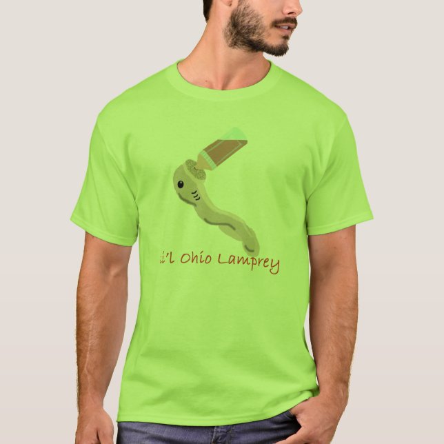 Cute Ohio Lamprey T-Shirt (Front)